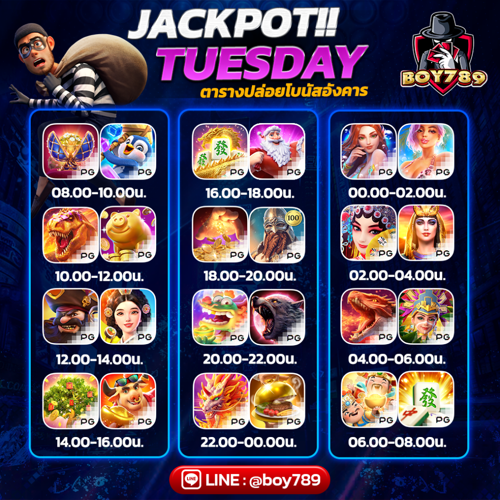ตารางโบนัส pg สล็อตแตกดี วันอังคาร